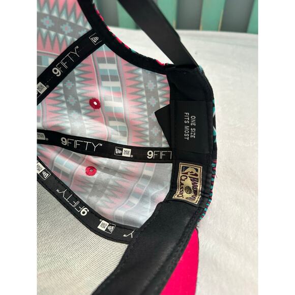San Antonio Spurs Hat Cap Snapback New Era 9Fifty NBA Hardwood Classics Aztec - Picture 3 of 7